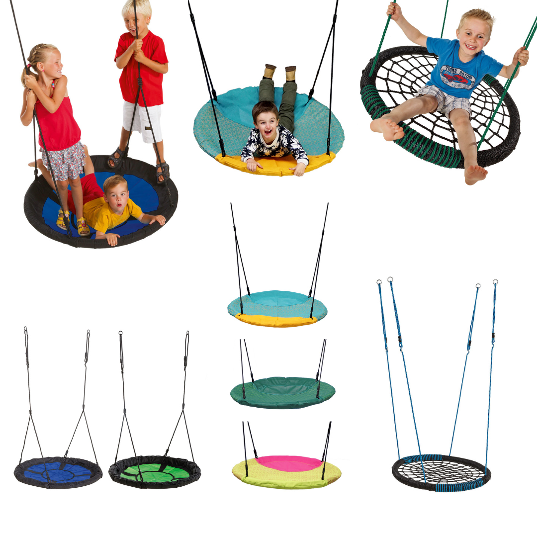 balançoires nid compatibles aire de jeu blue rabbit